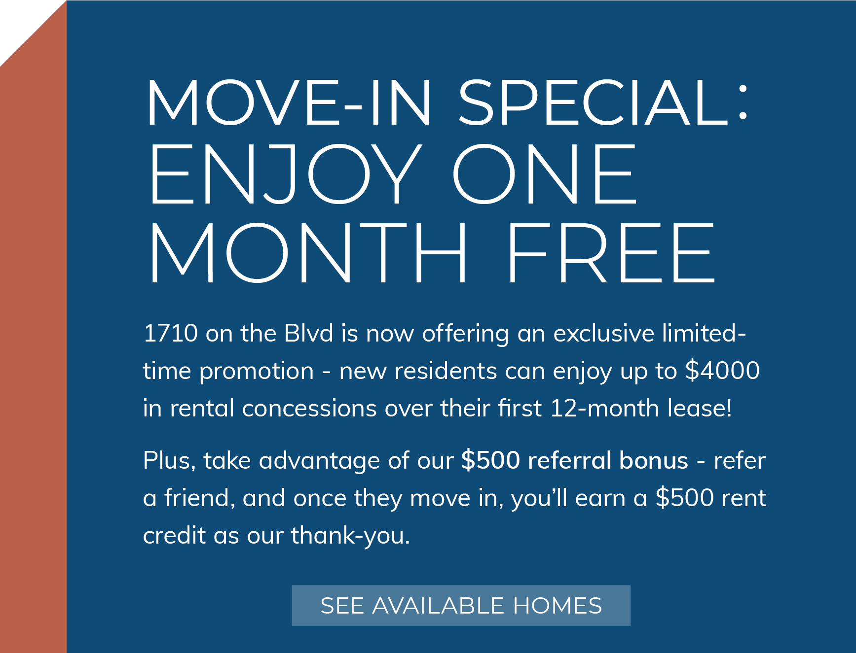 Popup for 1710 incentive